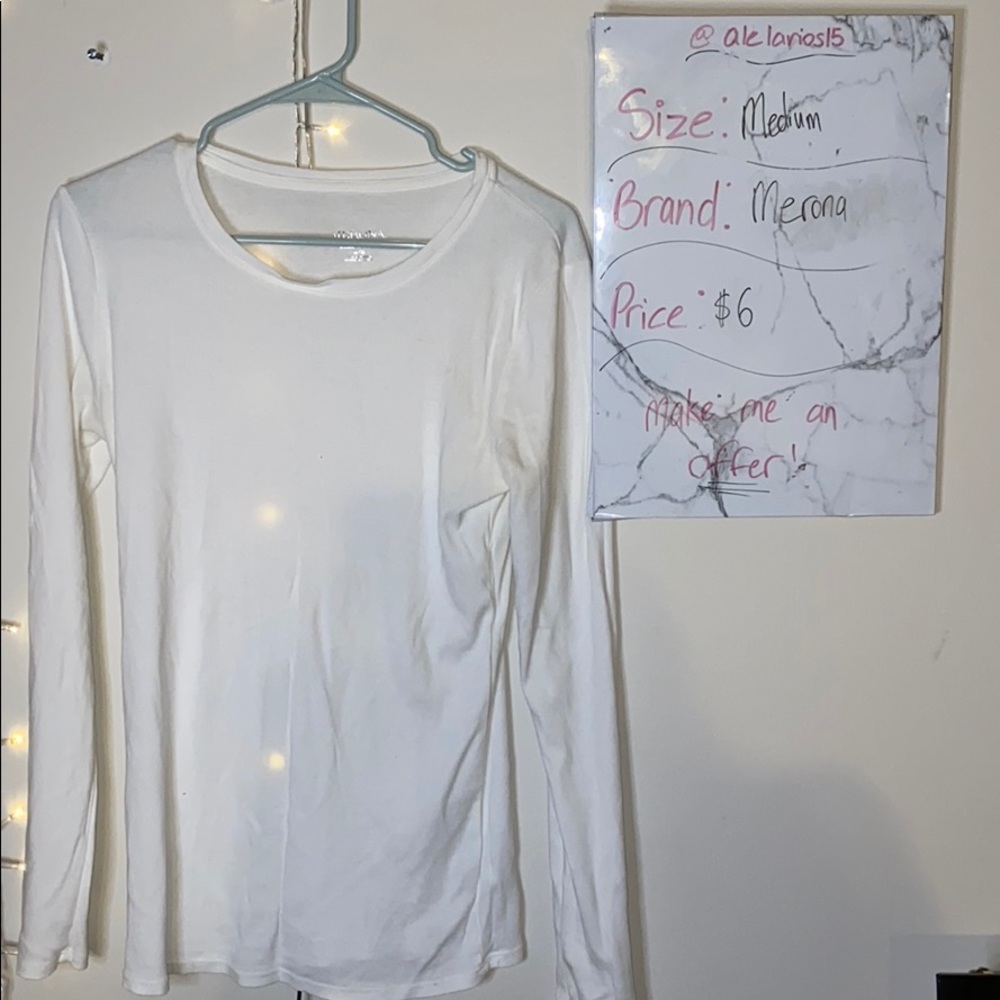 🌸 5 for $25 🌸 white Long sleeve